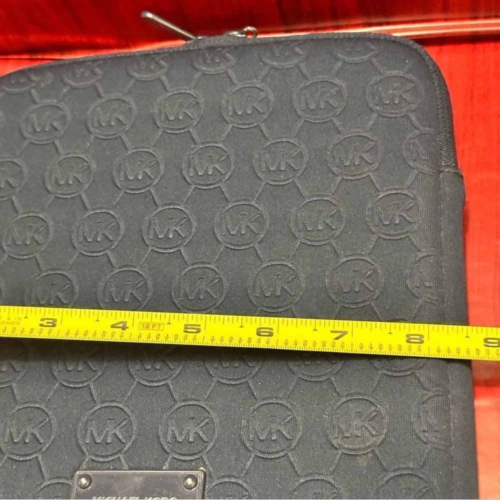 Michael Kors blue embossed logo iPad cover